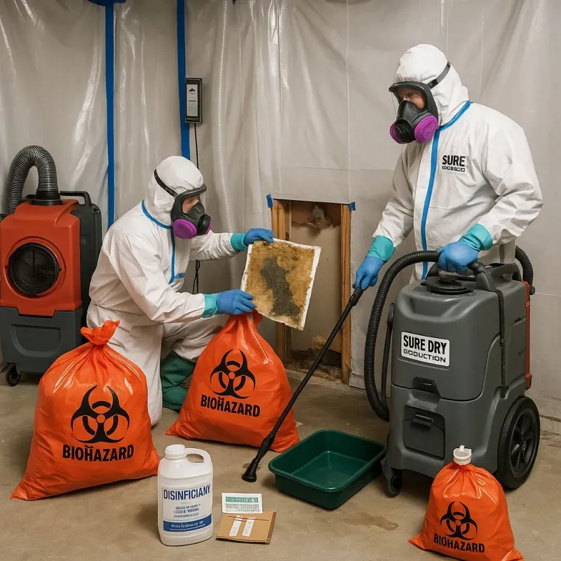 Contaminated Water Handling Protocols process in Conway Springs, KS