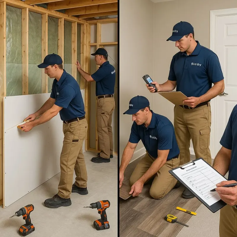 Repairs and Reconstruction process in Conway Springs, KS